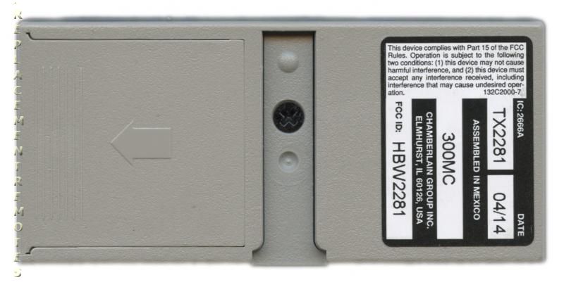 Buy Liftmaster 300MC Garage Door Opener 10 dip switch 300mhz