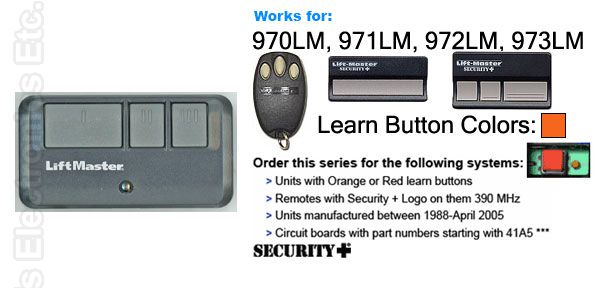 thumbnail image 2 of LiftMaster 893Max Security+ 2.0 3-Button Garage Door Remote With Visor Clip 2 of 6