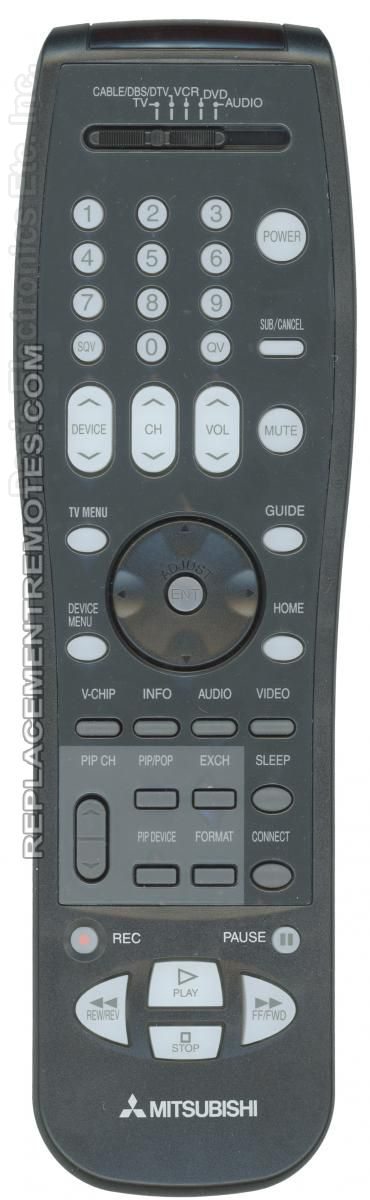 MITSUBISHI 290P123A10 TV Remote Control