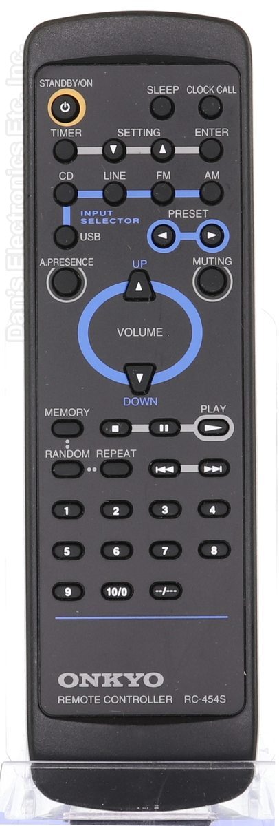 ONKYO RC454S Audio Remote Control