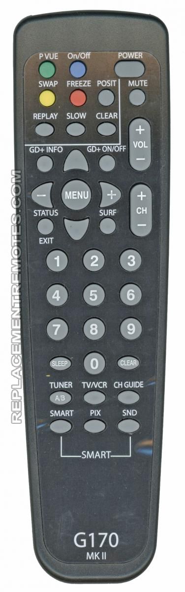 PHILIPS G170 MK II TV Remote Control
