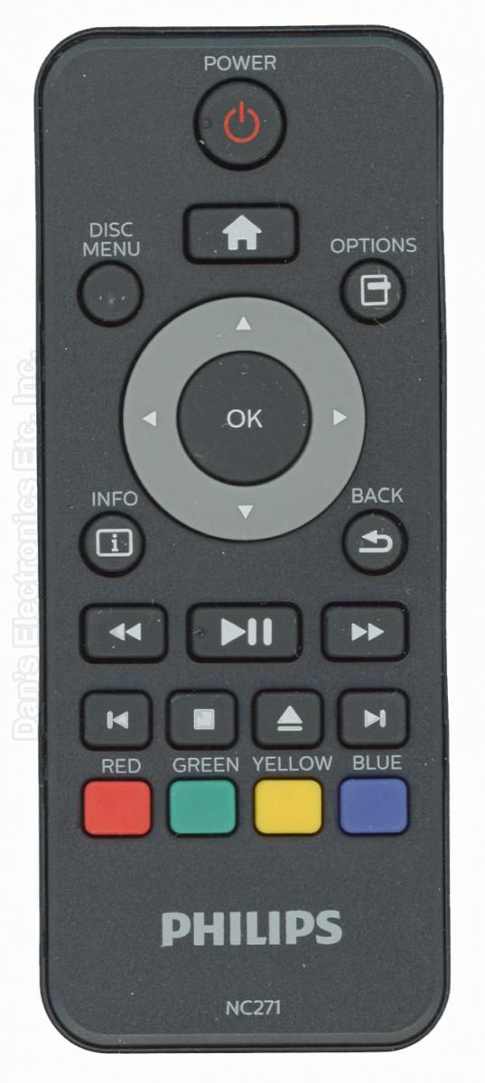 Buy PHILIPS NC271UL BluRay DVD Player Remote Control