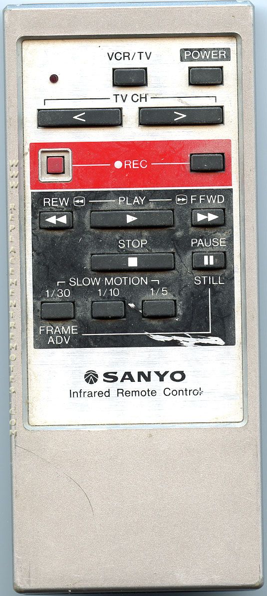 Buy Sanyo RCNN153 VCR VCR Remote Control