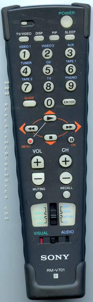 SONY RMV701 Advanced Universal Remote Control