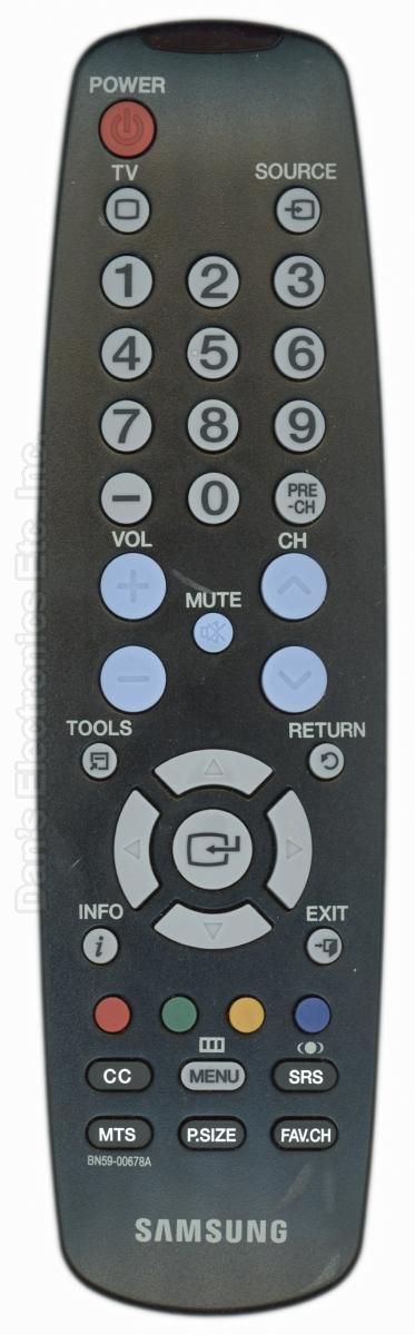 Remote Control for Samsung TV PN50A760T1F PN50B400P3D PN50B430P2D 