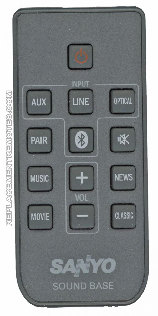 Buy Sanyo WIR113001FA05 FWSA205E Sound Bar System Sound Bar Remote Control