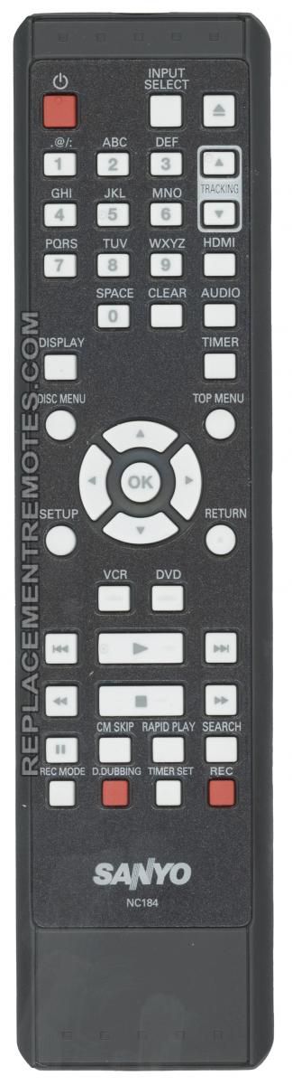 Buy SANYO NC184UH Digital Video Recorder (DVR) Remote Control