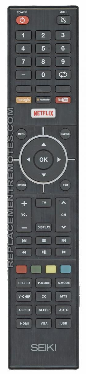 Buy SEIKI 84505800B05 TV TV Remote Control
