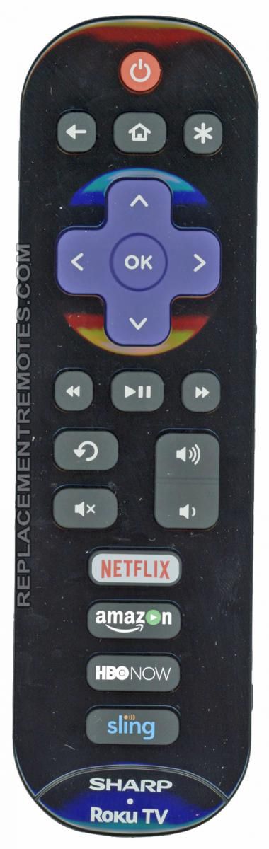 SHARP EN3B32R ROKU TV Remote Control