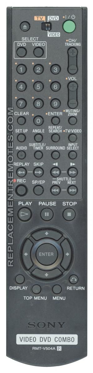 Replacement Remote Control RMT-V504A – Fits Sony RMT-V501A / V501C / V501D / V501E
