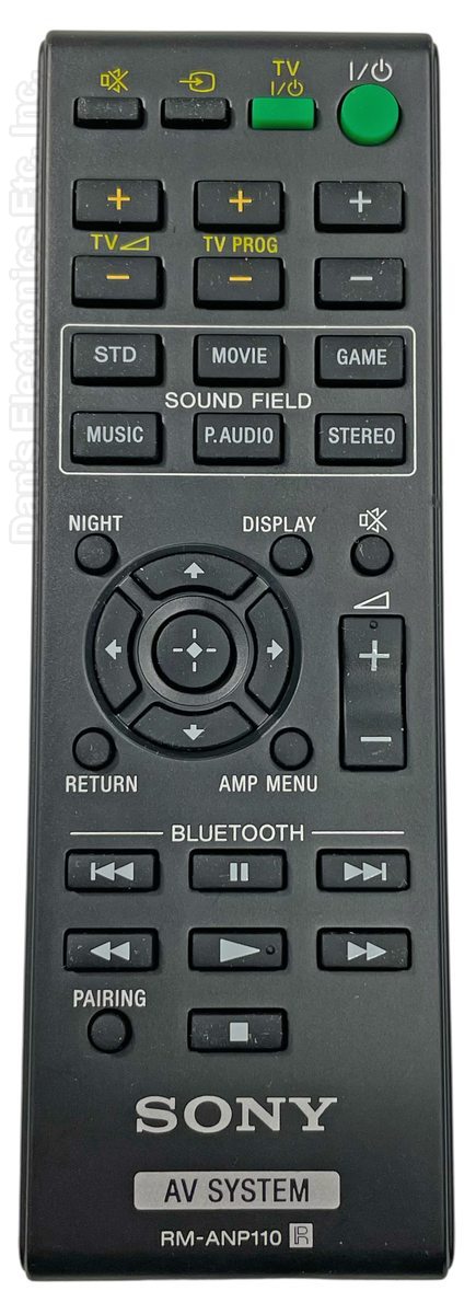 Originale SONY RM-ANP110 Telecomando Per Sistema AV HT