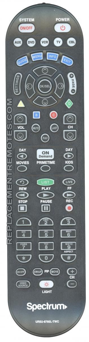 Buy Spectrum Ur5u 8780l Twc Clikr 5 Ur5u8780ltwc 5 Device Universal Remote