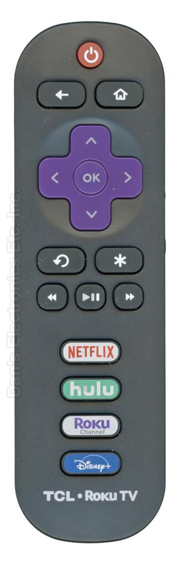 TCL RC280J ROKU with Disney Plus TV Remote Control