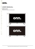 ONN 100002458 TV Operating Manual