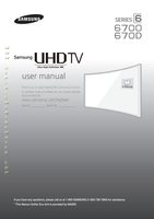 Samsung JU6700OM TV Operating Manual