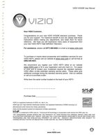 VIZIO V0320EOM Operating Manuals