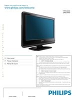 Philips 19PFL3504DF7 22PFL3504DF7 TV Operating Manual
