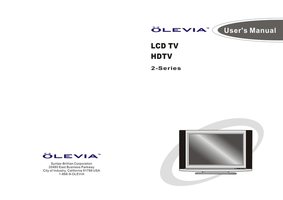 Olevia 227V 232V TV Operating Manuals Olevia 227V 232V TV Operating Manuals