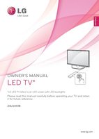 LG 24LN451B TV Operating Manual