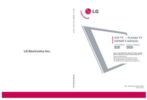 LG 26LC2R 32LC2R 42PC1RV TV Operating Manual