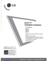 LG 26LC7D TV Operating Manual