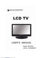 Element 26LE30QOM TV Operating Manual