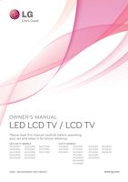 LG 19LE5300 22LE5500 26LE5300 TV Operating Manual