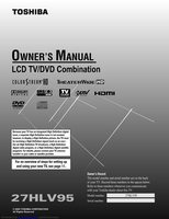 Toshiba 27HLV95 TV Operating Manual