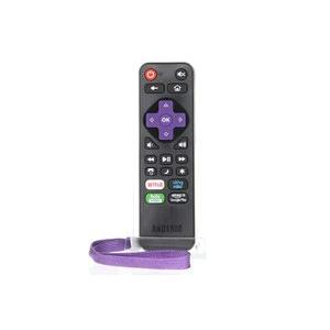 ANDERIC RRLC16.2 Roku TV Universal with Learning preprogrammed for Sharp Roku 1-Device Universal Remote Control (RRLC16.2)