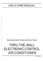 Frigidaire FAC126N1A1 Air Conditioner Unit Operating Manual