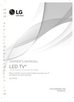 LG 32LF500B TV Operating Manual
