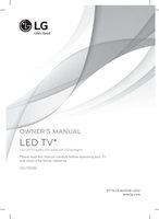 LG 32LF500B TV Operating Manual