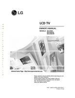 LG 32LX4DC TV Operating Manual