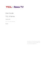 TCL 32S305 40S305 43S305 TV Operating Manual