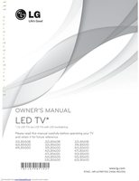 LG 42LB5600 TV Operating Manual
