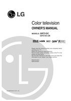 LG 32FZ1DCUB 30FZ1DC 32FZ1DC TV Operating Manual