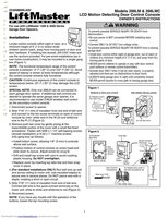 Download LiftMaster 398LM / 398LMC LCD Motion Detecting Console 315 MHz Garage Door Opener Remote Control documentation