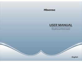 Hisense 40H3E TV Operating Manual