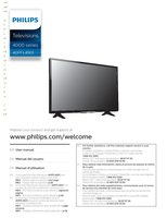 Philips 40PFL4901/F7B TV Operating Manual