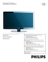 Philips 42TA648BX 42TA648BX/F7 47TA648BX TV Operating Manual