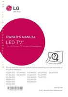 LG 60LB7100UT TV Operating Manual