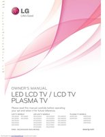 LG 42LD550 TV Operating Manual