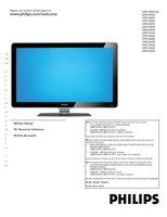 Philips 32PFL3403D/85 32PFL5403D 32PFL5413D TV Operating Manual
