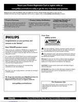 Philips 42PFL7422D/37 TV Operating Manual