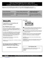 Philips 42PFL7422D/37 TV Operating Manual