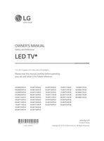 LG 43UM6900PUA 43UM7300PUA 43UM7310PUA TV Operating Manual