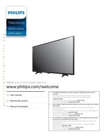 Philips 43PFL4902 TV Operating Manual