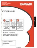 Philips 47MF437B 47MF437B/37 50PFP5332D/37E TV Operating Manual