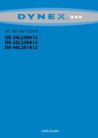 Dynex DX32L220A12A TV Operating Manual