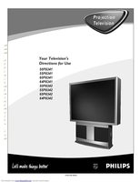 Philips 55P8341A TV Operating Manual